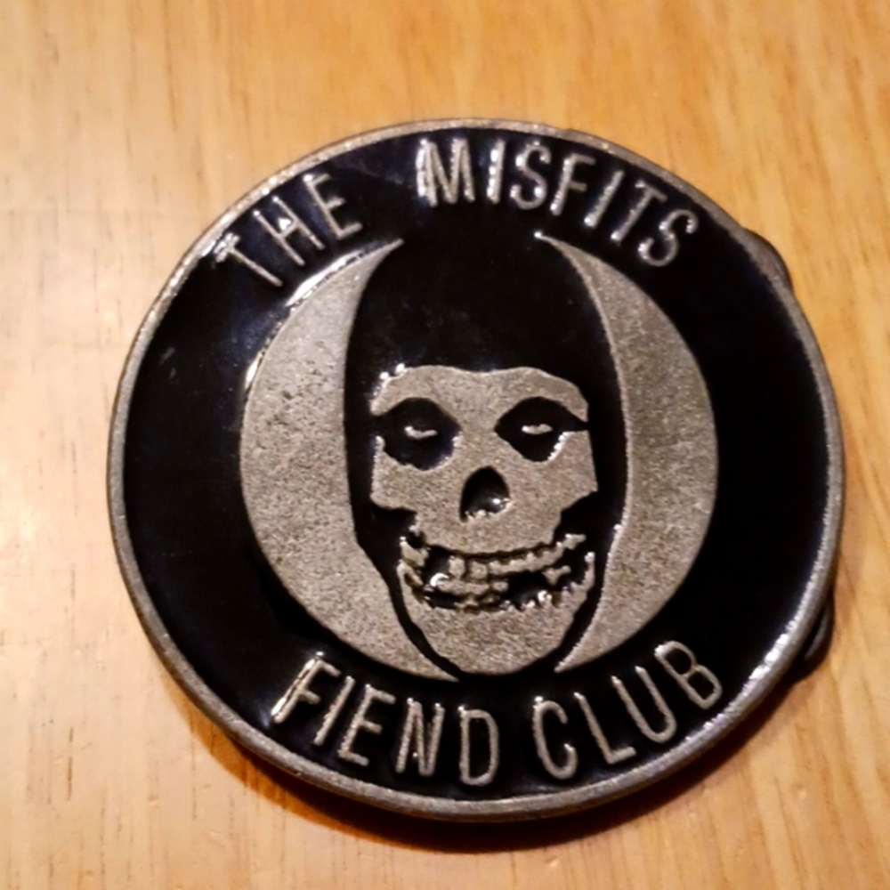 Vintage Misfits Fiend Club Belt Buckle. RARE ORIGINAL. USA made. 2000.